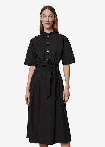 Robe-chemise Marc O'Polo en noir : devant