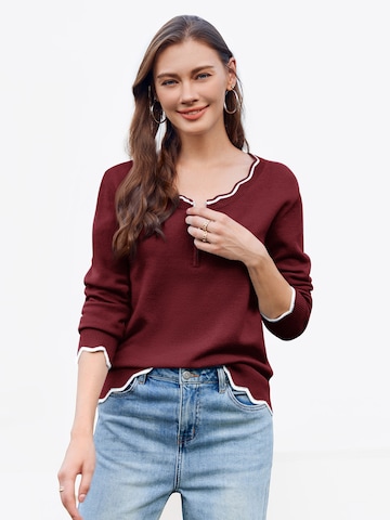 Imily Bela Sveter - Červená