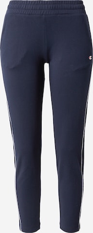 Champion Authentic Athletic Apparel Slimfit Hose in Blau: predná strana