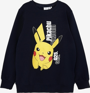 NAME IT Sweatshirt 'Marlon Pokemon' in Blue: front