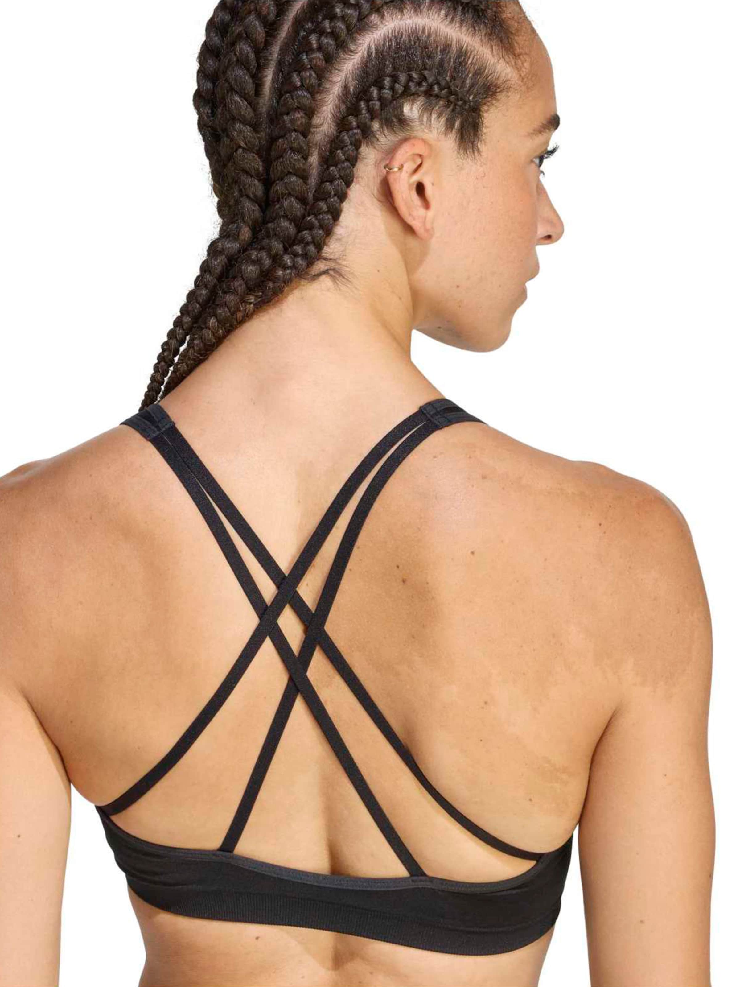 ADIDAS PERFORMANCE Μπουστάκι Αθλητικό σουτιέν 'Essentials' σε μαύρο