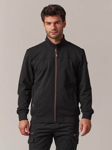 Veste de survêtement 'Power' Deeluxe en noir : devant
