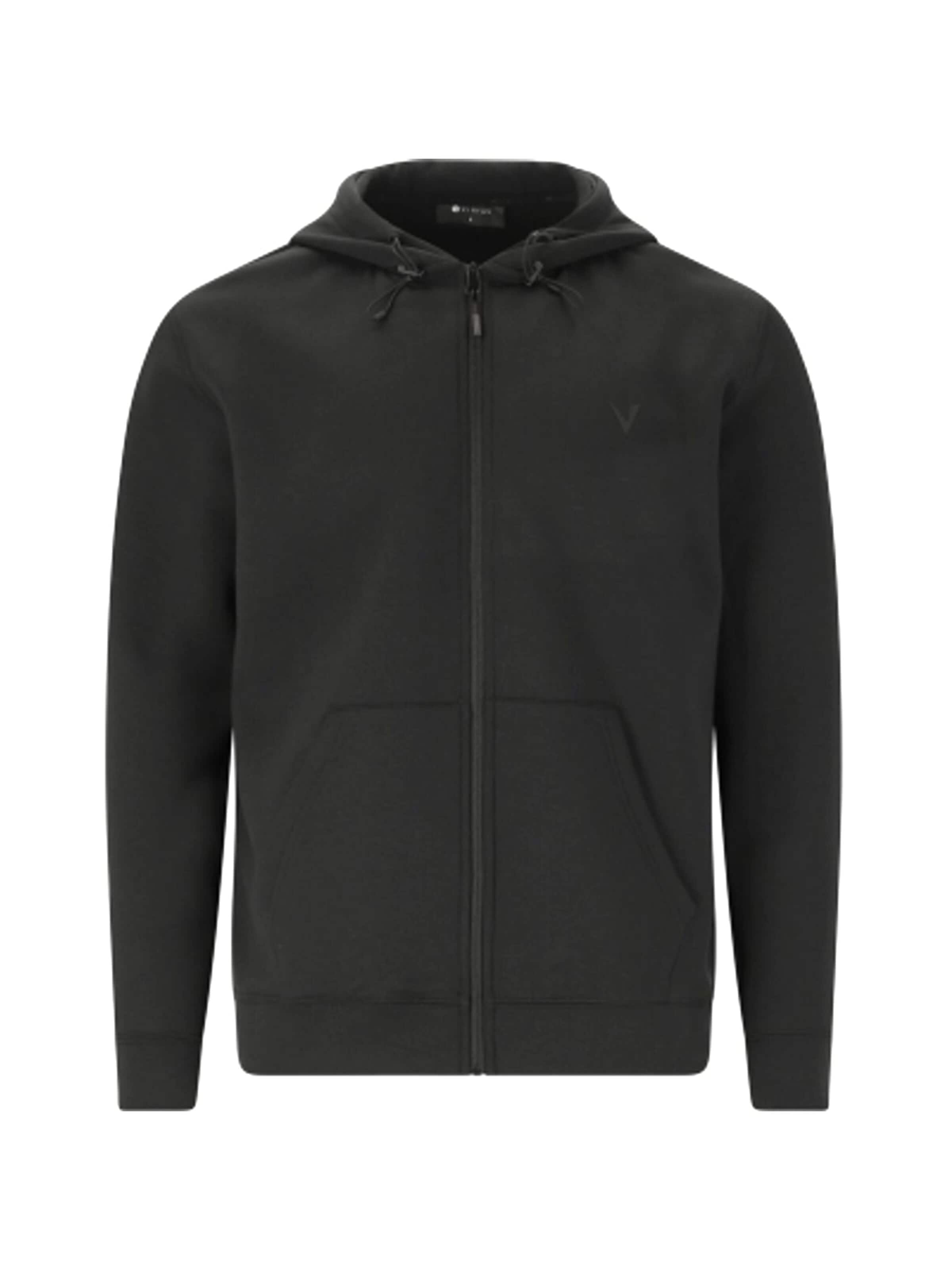Virtus Sweatshirt 'Taro M Technical Full-Zip Hoody' i sort: forside