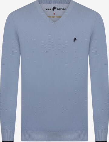 DENIM CULTURE Pullover 'ROMEO' in Blau: predná strana