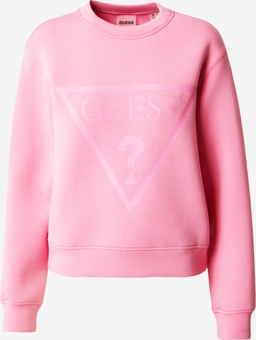 GUESS Sweatshirt 'NEW ELLY' in Pink: front