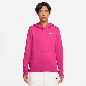 Nike Sportswear Sweatshirt 'Club Fleece' in Pink: front