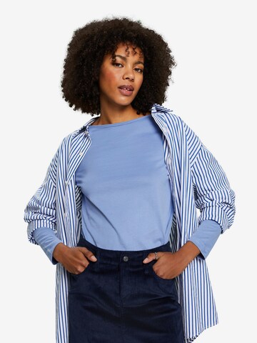 ESPRIT Shirt in Blauw: voorkant