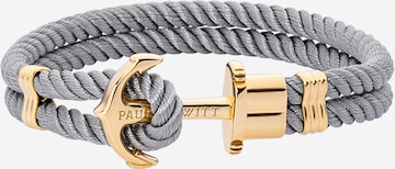 Paul Hewitt - Pulsera 'Phreps' en gris: frente