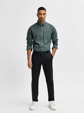 regular Pantaloni chino 'Buckley' di SELECTED HOMME in nero