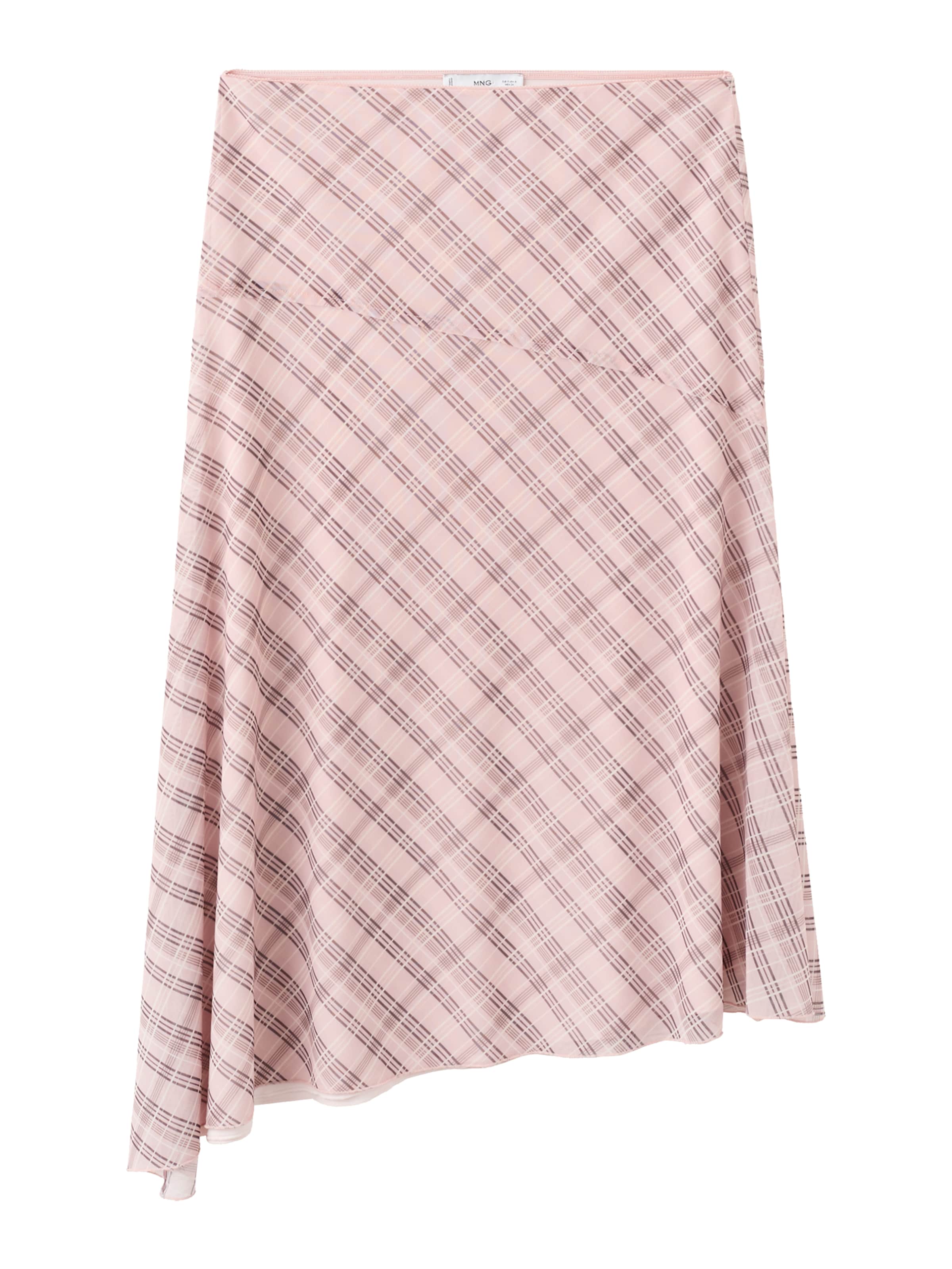 MANGO - Falda 'ILLO' en rosa: frente