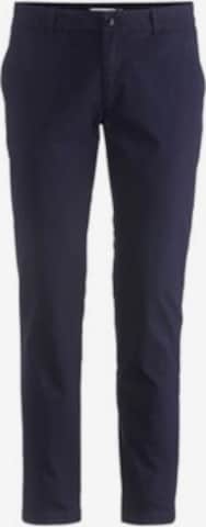 hessnatur Chino hlače | modra barva: sprednja stran