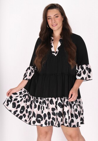 Robe faina en noir : devant