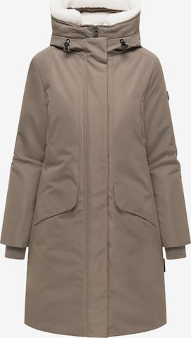 Cappotto invernale 'Bibber-Beauty 14' di NAVAHOO in marrone: frontale