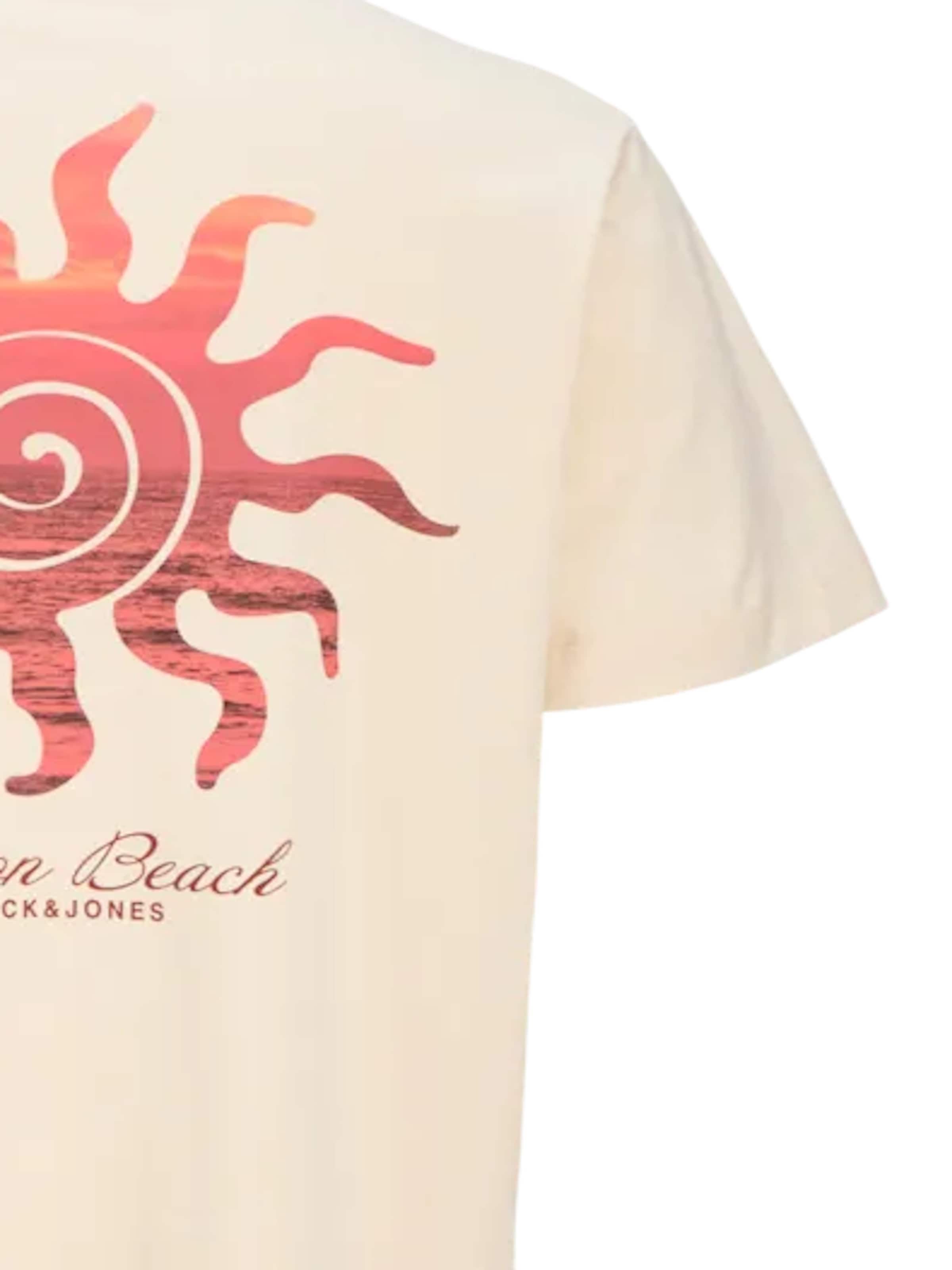 bēšs Jack & Jones Junior T-Krekls 'JORCanggu Summer'