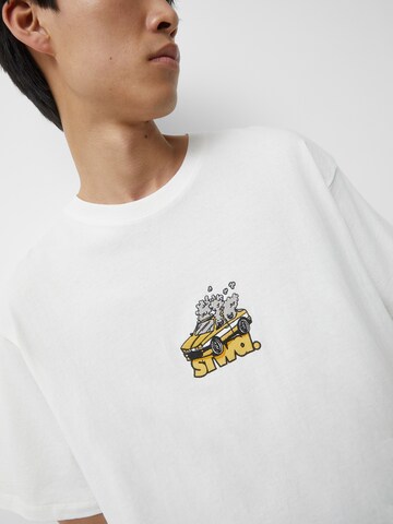 Pull&Bear T-Shirt in Weiß
