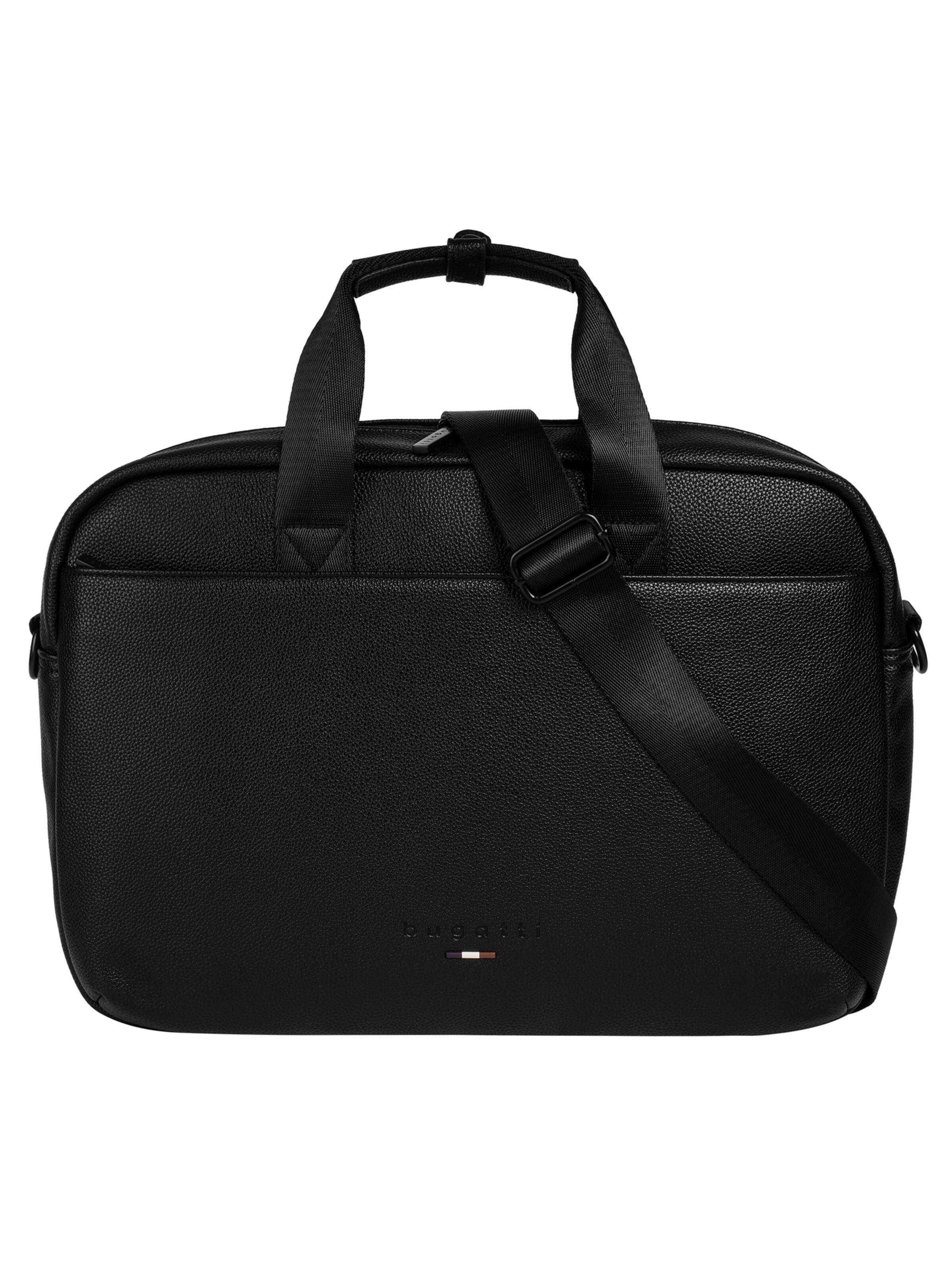 bugatti Briefcase 'RICO' in Black: front