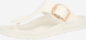 BIRKENSTOCK Varvastossut 'Gizeh' värissä valkoinen: etupuoli