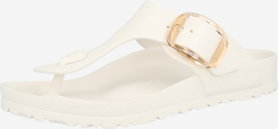 Šlepetės per pirštą 'Gizeh' iš BIRKENSTOCK, spalva – balta, Prekių apžvalga