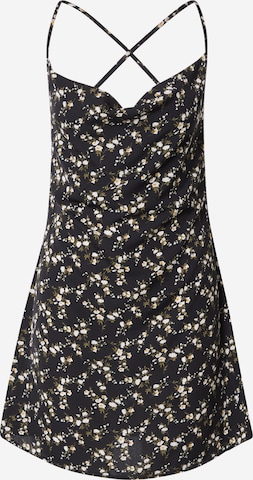 Daisy Street - Vestido de verano 'MINAH' en negro: frente