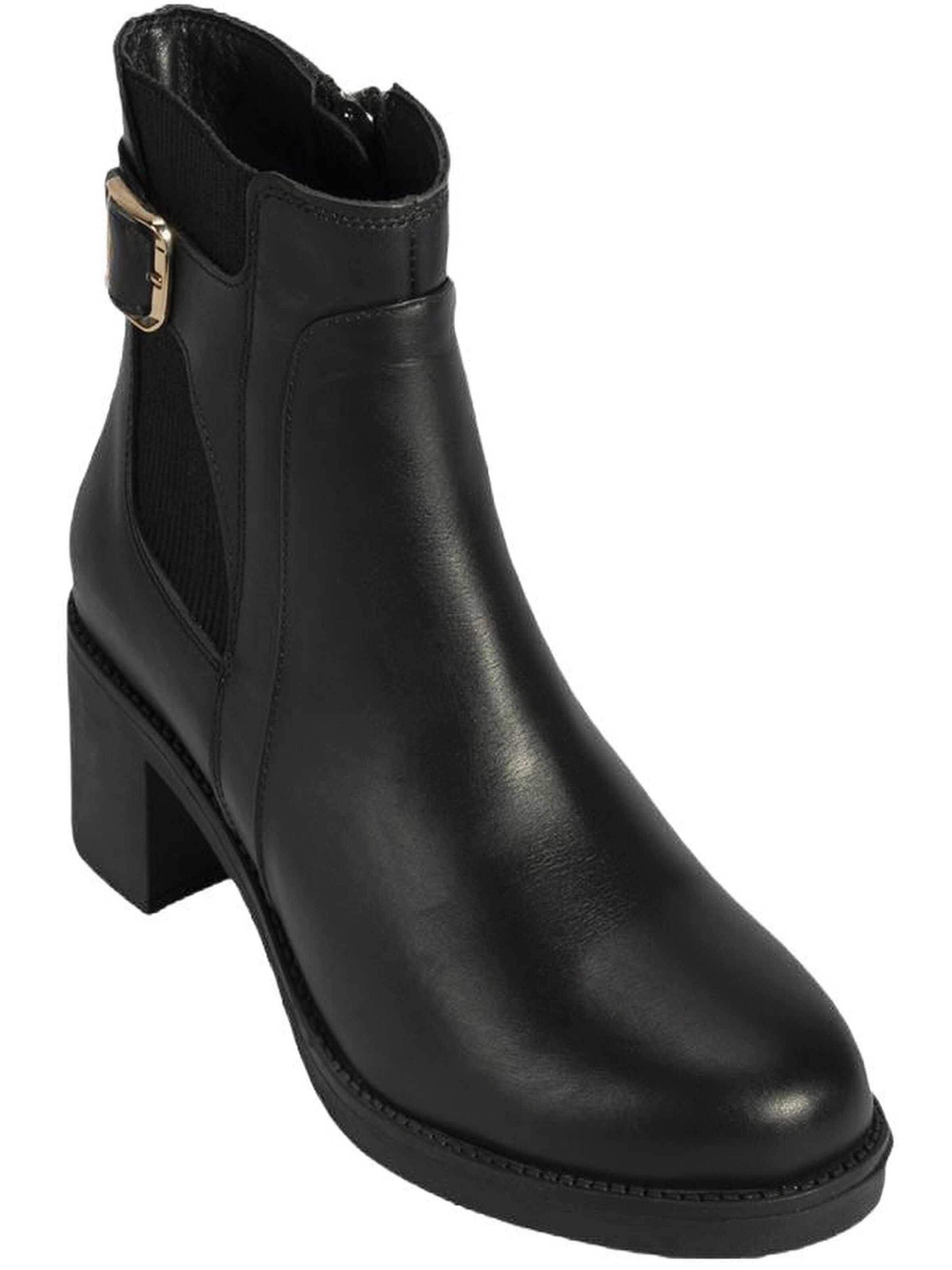 Desa Boots in Black: front
