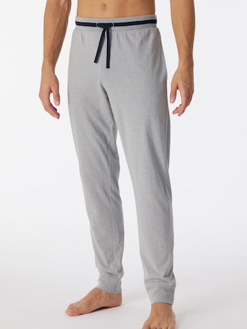 SCHIESSER Regular Workout Pants ' Mix & Relax ' in Grey: front