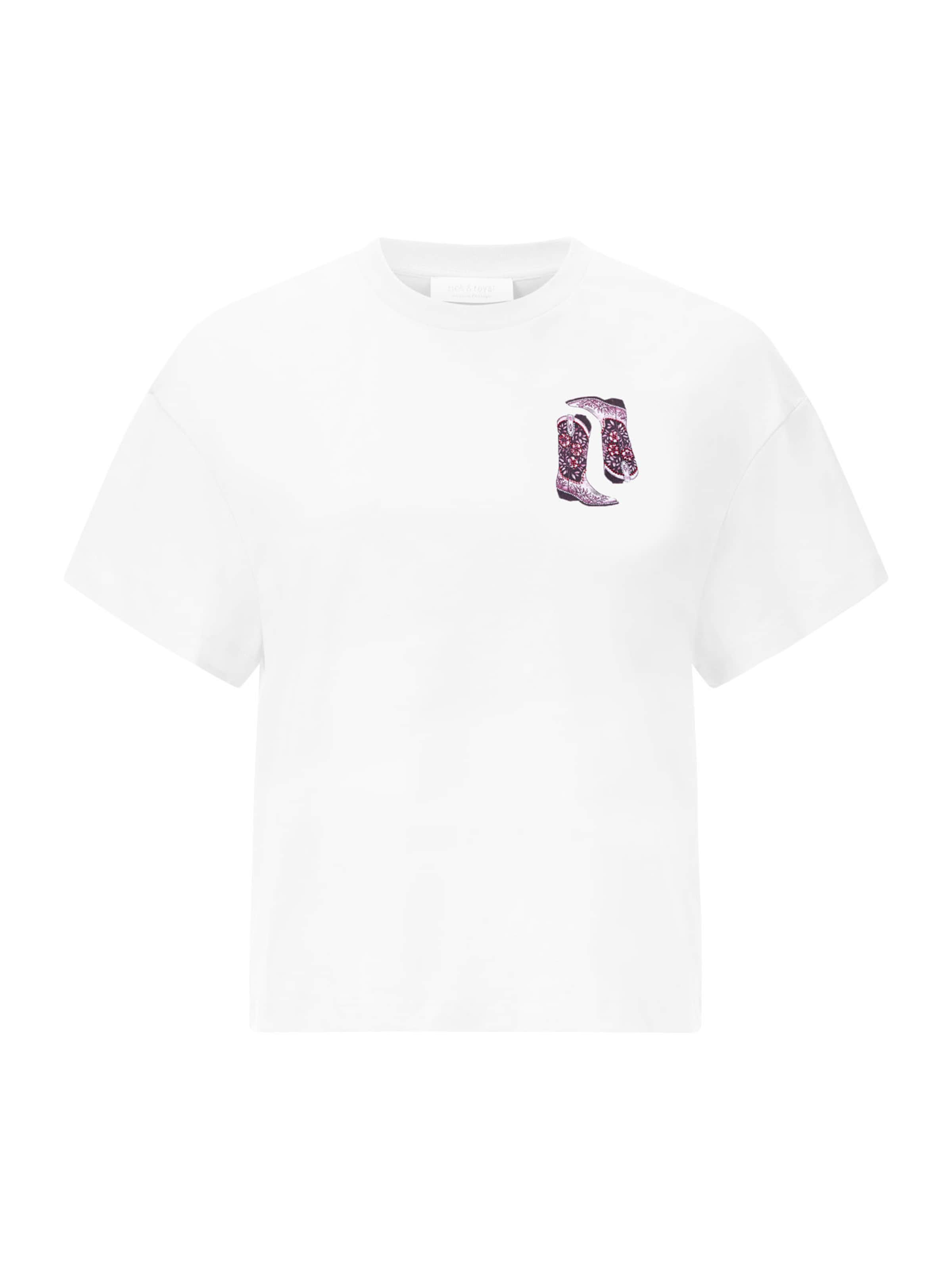 Rich & Royal Oversized bluse i hvid: forside