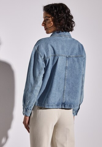 STREET ONE Bleached Jeansjacke in Blau