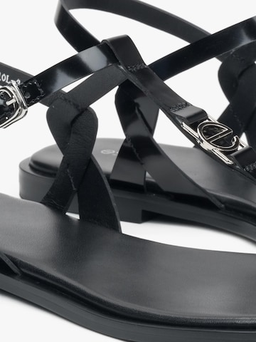 Infradito '010-3' di Estro in nero