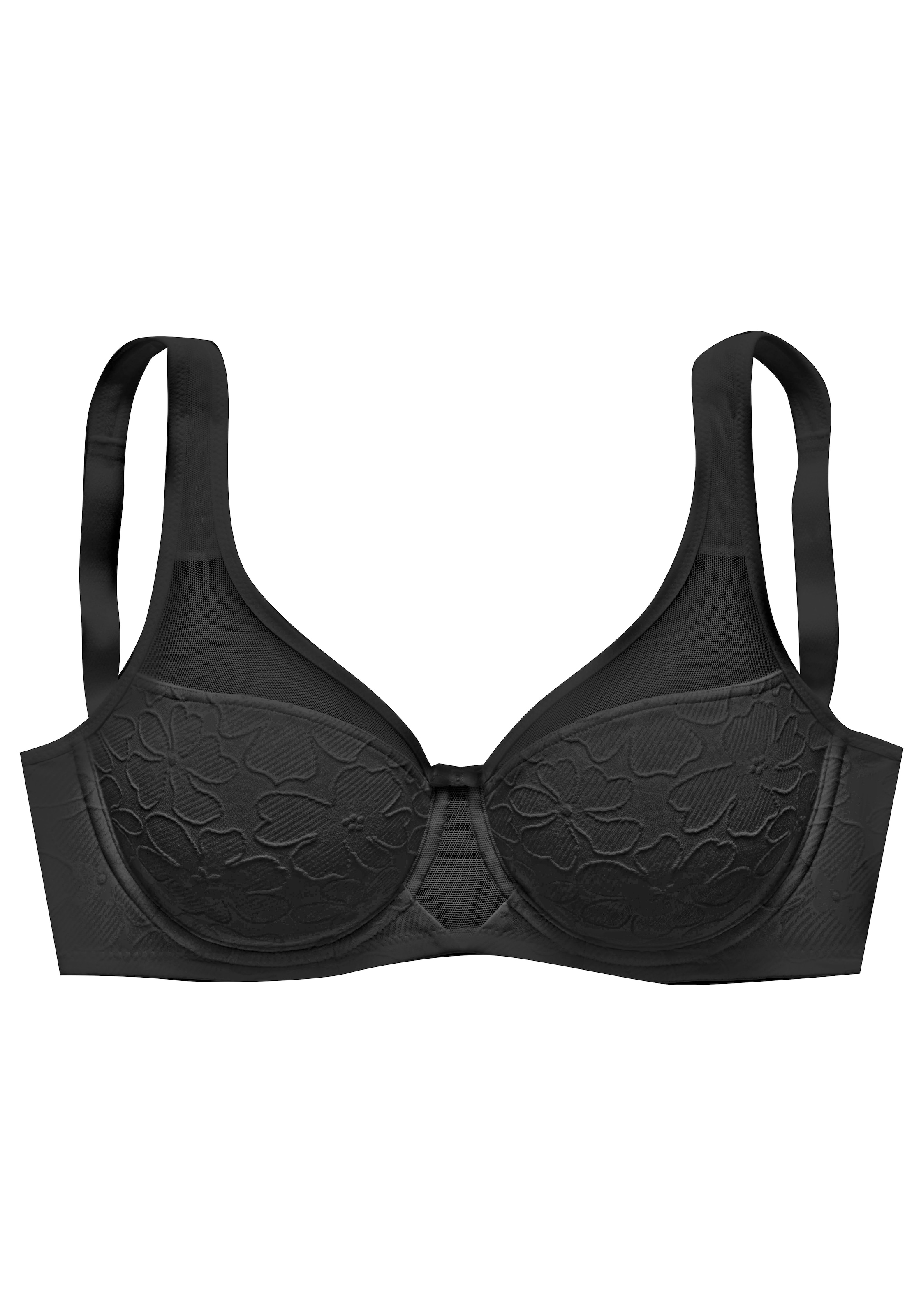 NUANCE Σουτιέν για T-Shirt Σουτιέν σε μαύρο: μπροστά