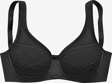 NUANCE T-Shirt BH in Schwarz: Vorderseite