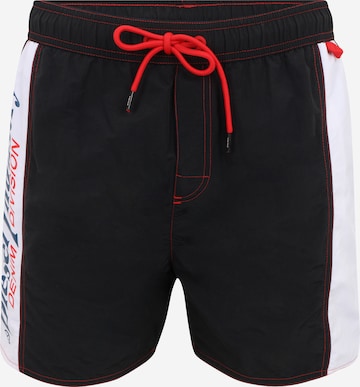 DIESEL Board Shorts 'Cay Bay' in Black: front