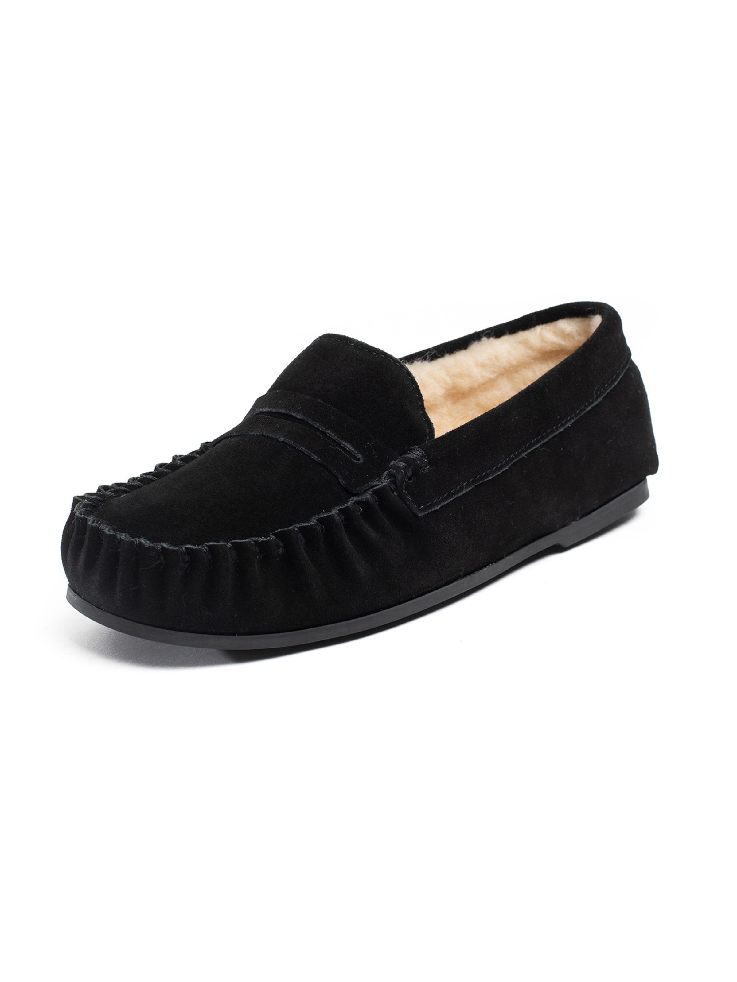 Gooce Mokassin 'Mateo' in Schwarz: Vorderseite