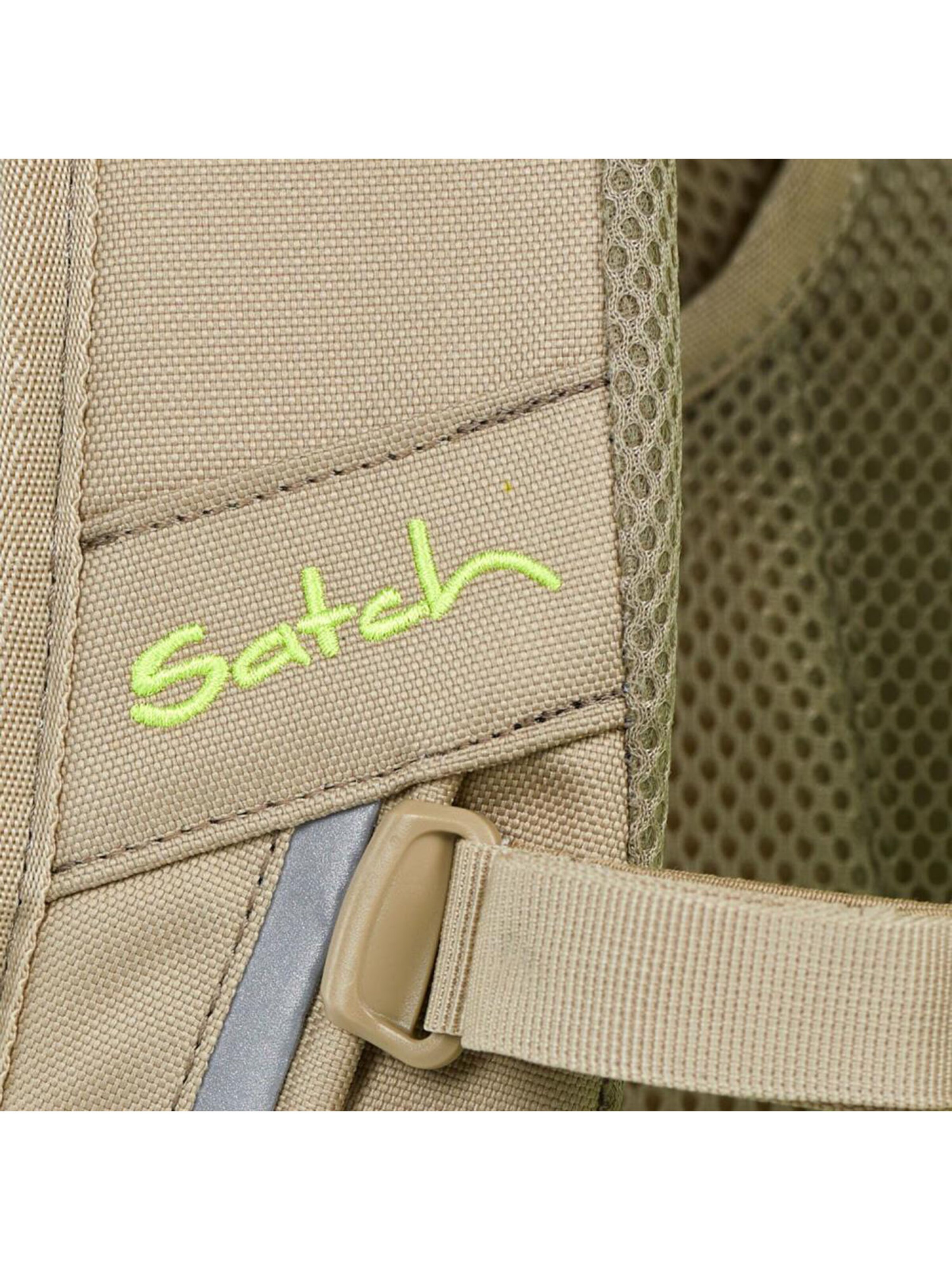 Satch Backpack 'Double Trouble Think Twice' in Green
