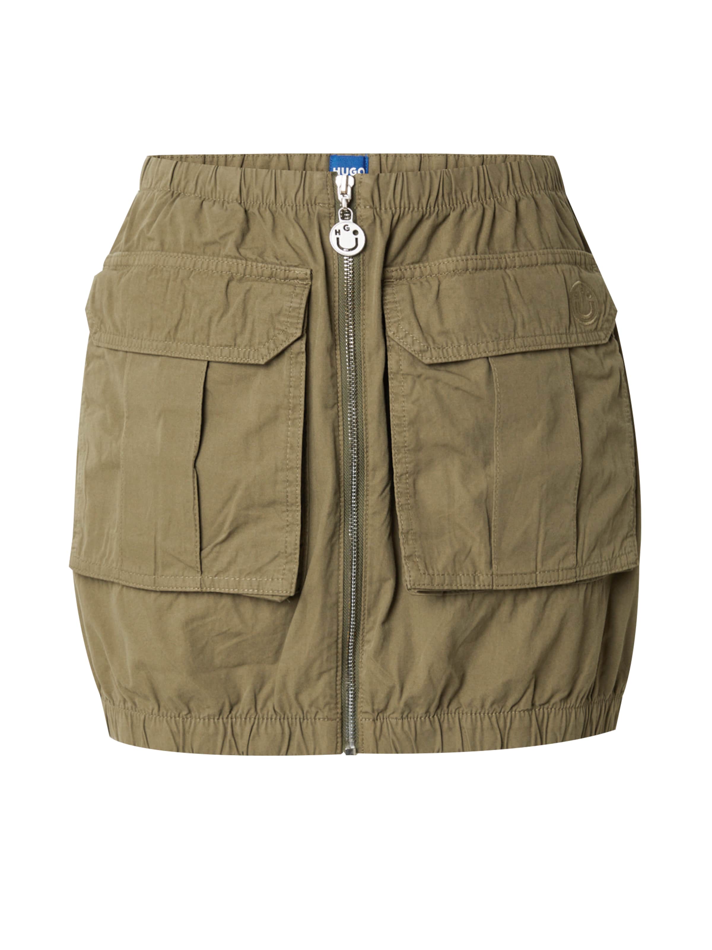 HUGO Rok 'Rafini-1' in Groen: voorkant