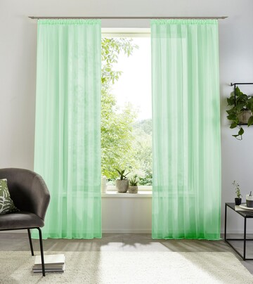MY HOME Curtains & Drapes in Green: front