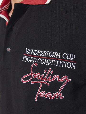 Jan Vanderstorm Poloshirt 'Iwar' in Schwarz
