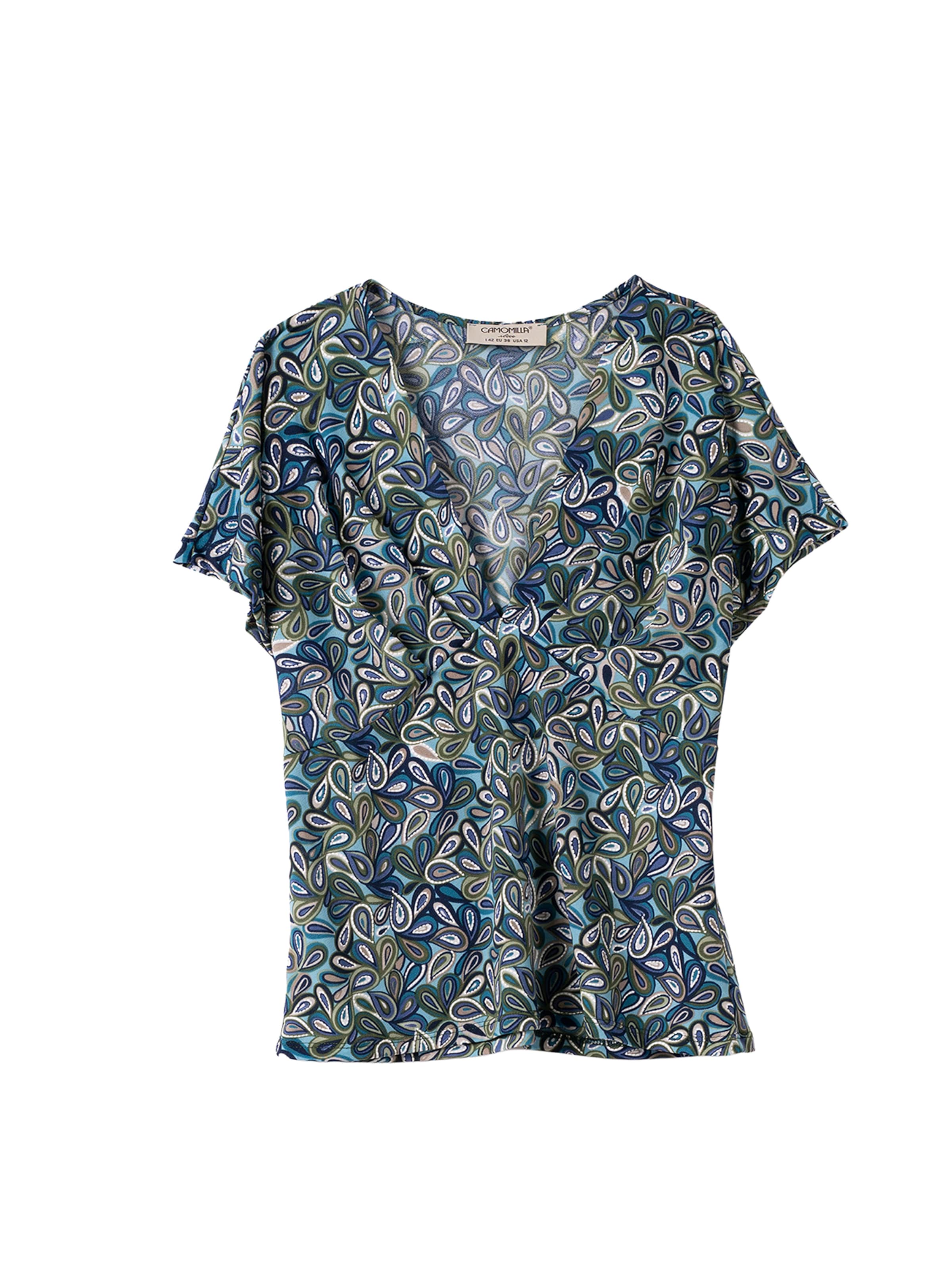 Camomilla Italia Blouse 'Sand' in Blauw: voorkant