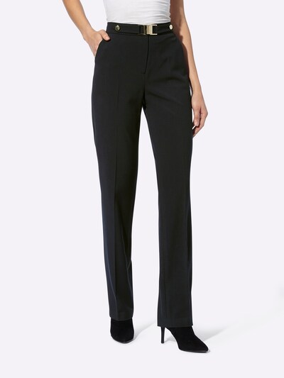 heine Trousers with creases in Black, Item view