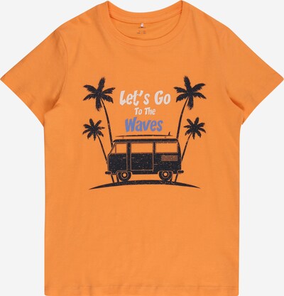 Guppy Camiseta 'JANUS' en azul / naranja / negro / blanco, Vista del producto