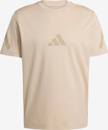 ADIDAS SPORTSWEAR Функциональная футболка 'Z.N.E.' в Бежевый: спереди