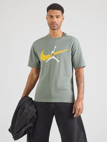 Jordan Тениска 'BRK JM' в зелено: отпред