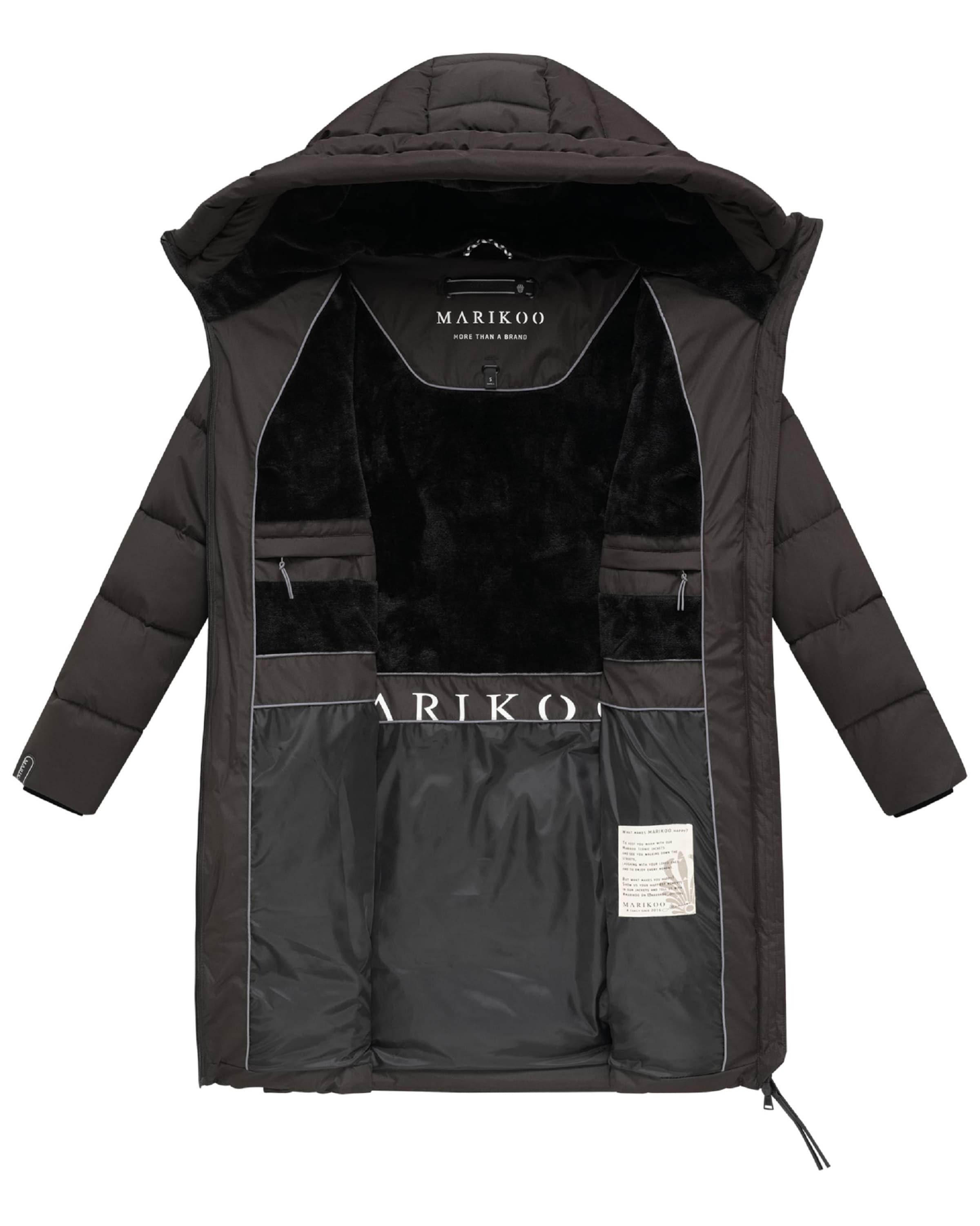 Cappotto invernale 'Natsukoo XVI' di MARIKOO in marrone