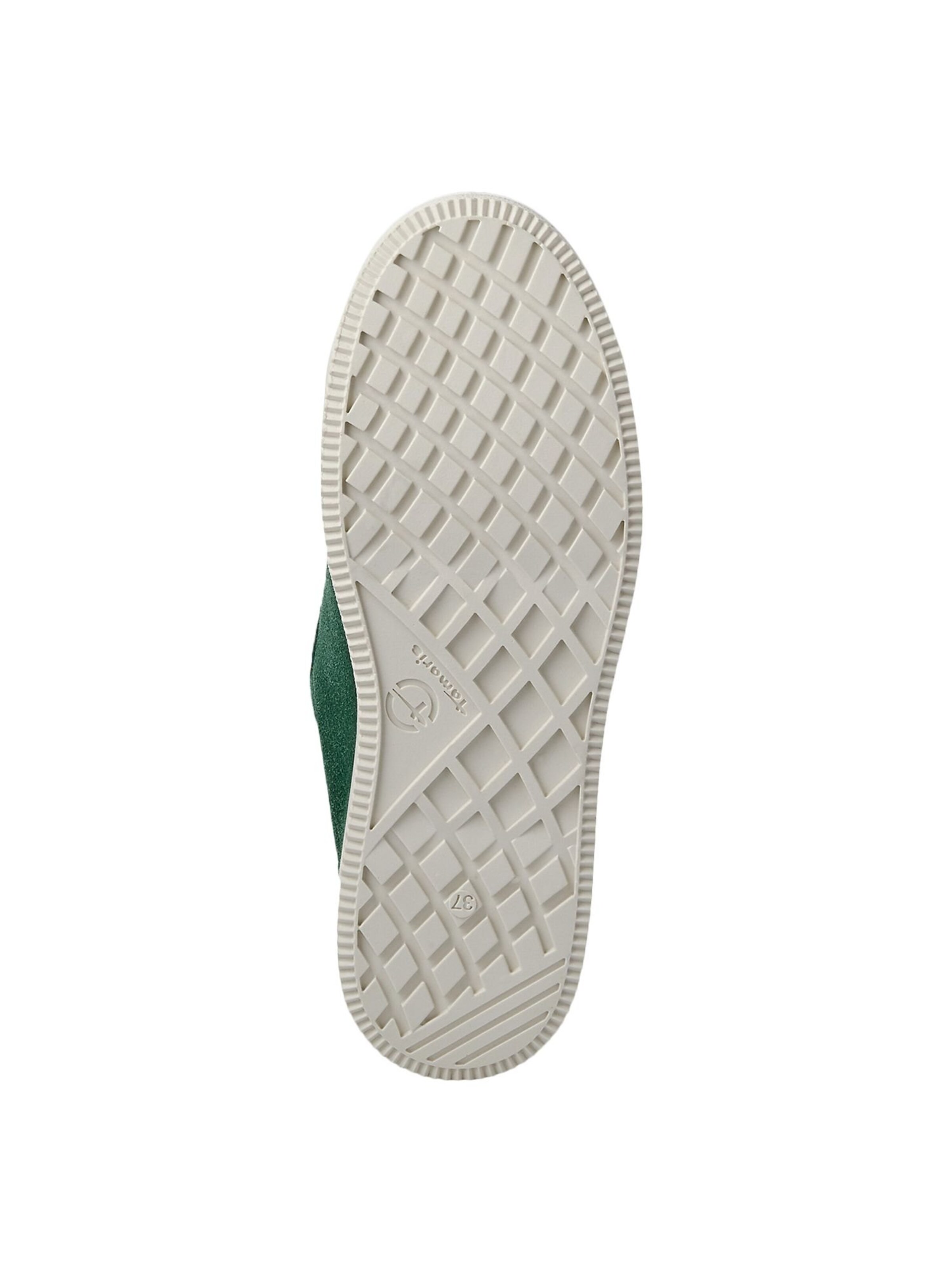 Baskets basses Tamaris en vert