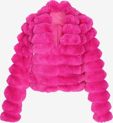 CHUBBA Between-Season Jacket 'Fashion Look' in Pink: front