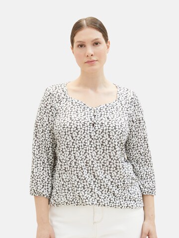 Tom Tailor Women + - Blusa em cinzento: frente