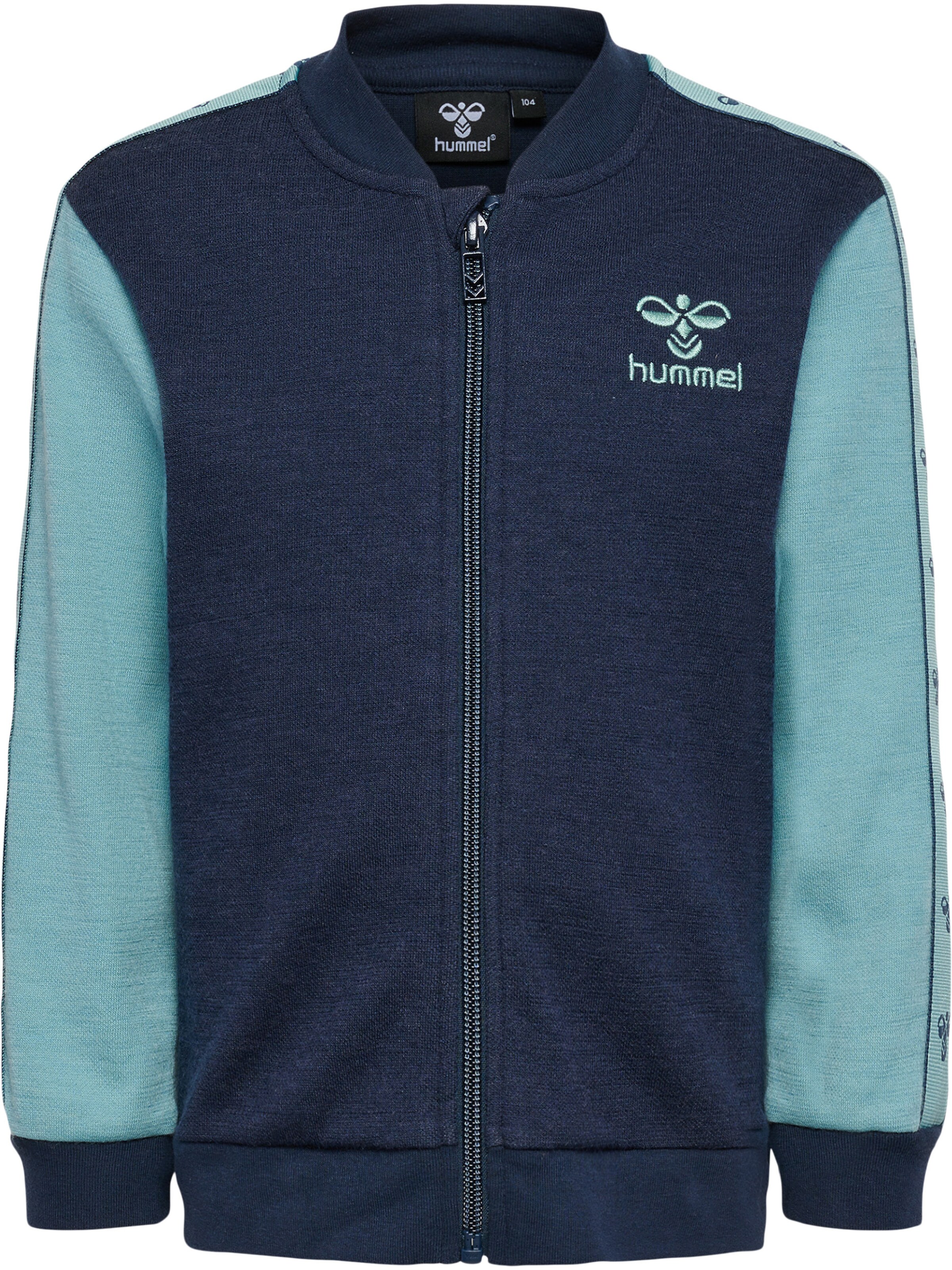 Hummel Sweat jacket 'Wulbato' in Blue: front