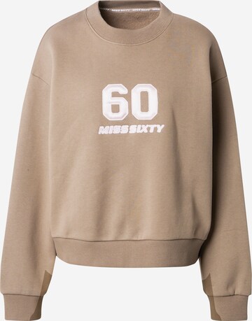 Miss Sixty Sweatshirt in Beige: front