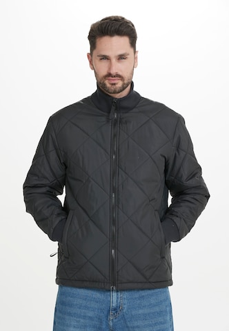 Weather Report Athletic Jacket 'Chipper' in Black: front