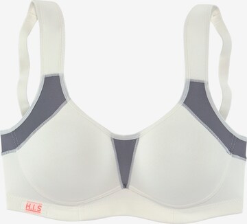 H.I.S Bralette Bra in White: front