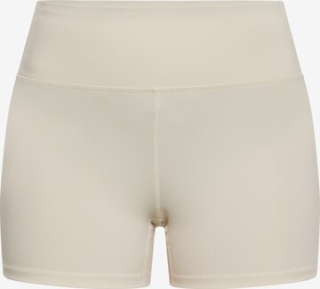 faina Athlsr Skinny Sportshorts in Beige: predná strana